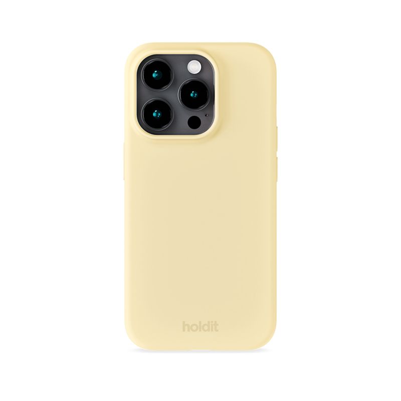 Holdit Mobilfodral Butter Yellow Ljusgul Iphone 15 Pro 1