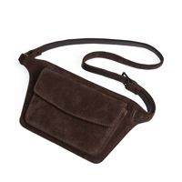 MARKBERG Midjeväska ZayaMBG Suede M. Brun 1