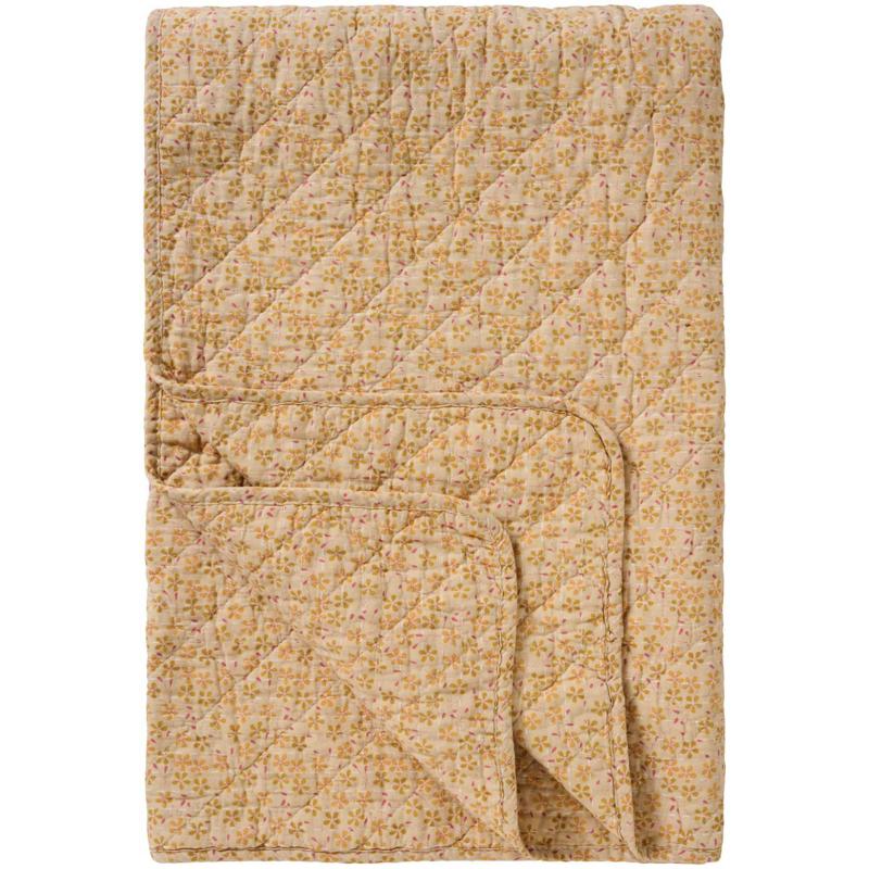 Ib Laursen Tæppe Quiltet Beige/grøn 1
