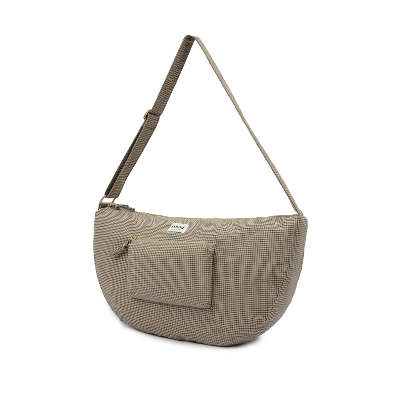 Conmé Midjeväska Ella XL petit check Beige rutig 2