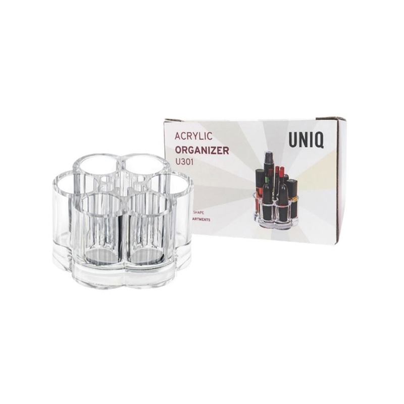 UNIQ Makeup Organizer Flower Transparent 4