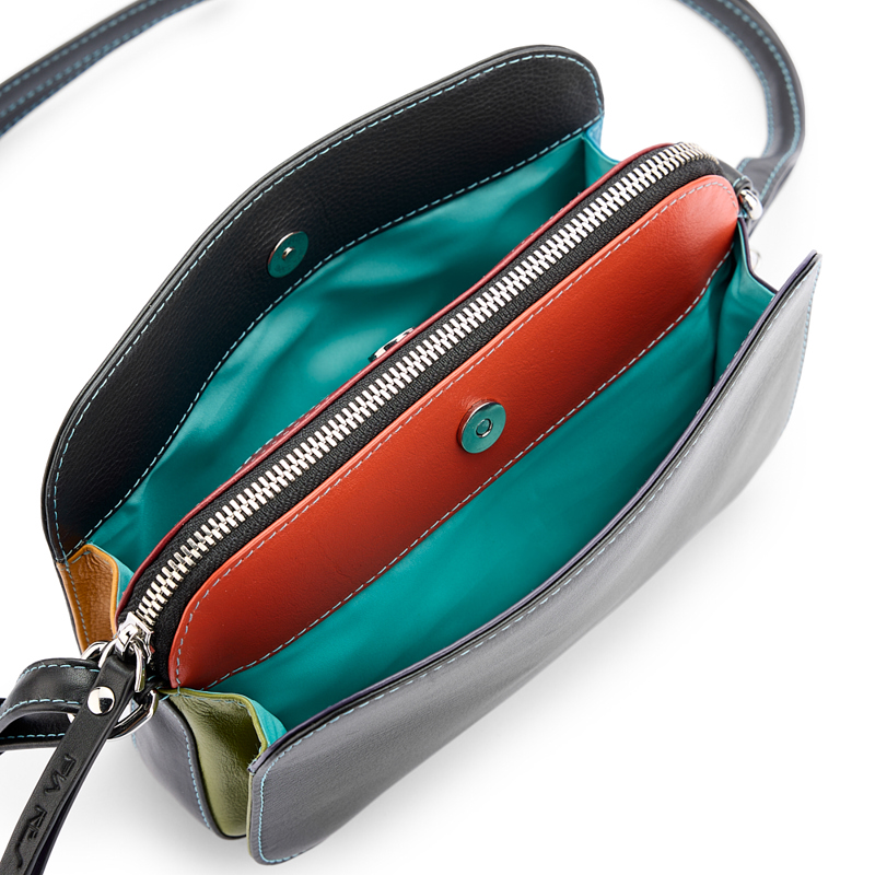 Pia Ries Crossbody Tropical Lurea   Svart 5