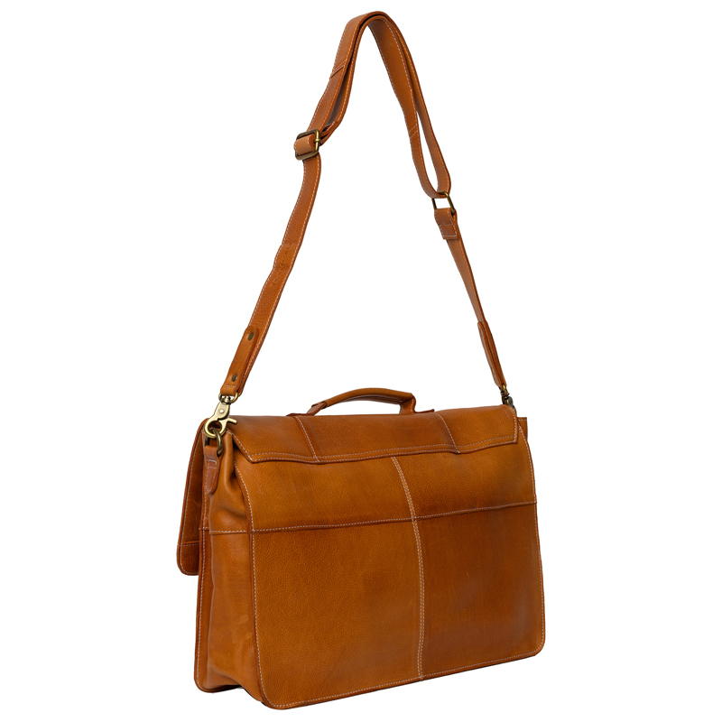 RE:DESIGNED Computertaske Melia Big Cognac 16" 5
