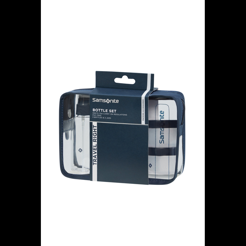 Samsonite Rejseflasker M. blå 1
