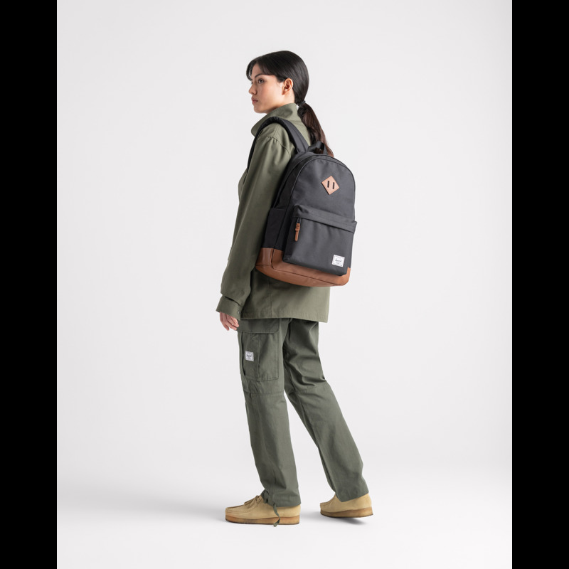 Herschel Ryggsäck Heritage Svart/Beige 2