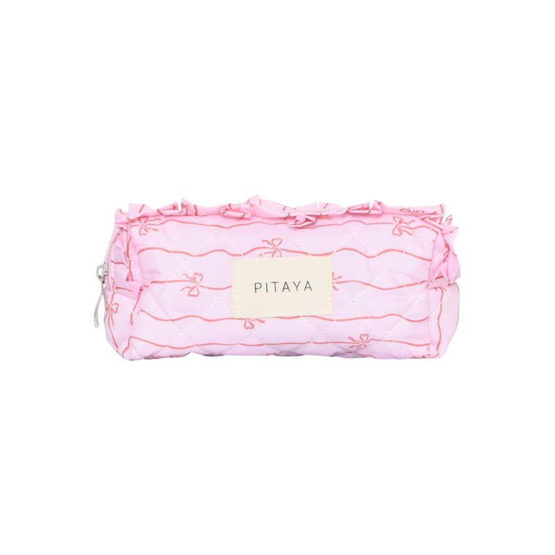 PITAYA Kosmetikpung Frill Small Rød/lyserød 1