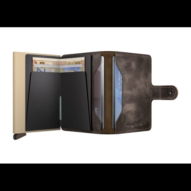 Secrid Miniwallet Brun/Beige 3