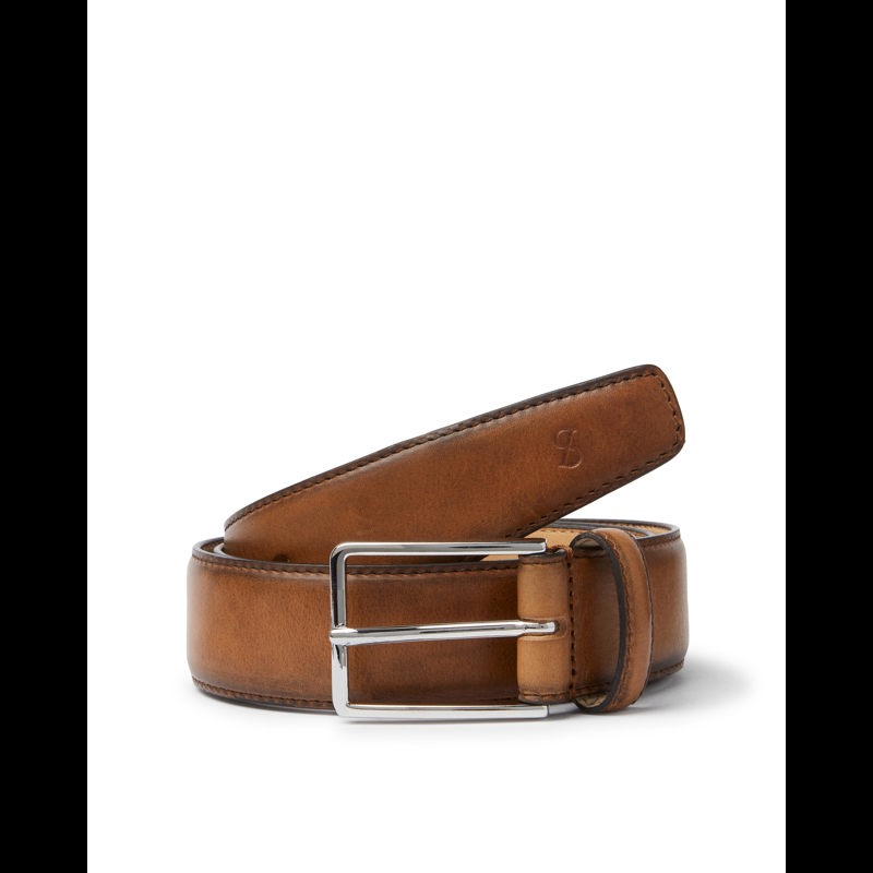 Saddler Læderbælte Dosso Brun 85 Cm 4