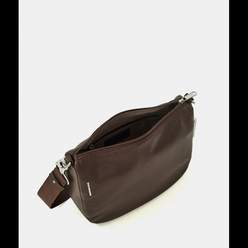 Mandarina Duck Crossbody Mellow Leather Hobo M. Brun 4