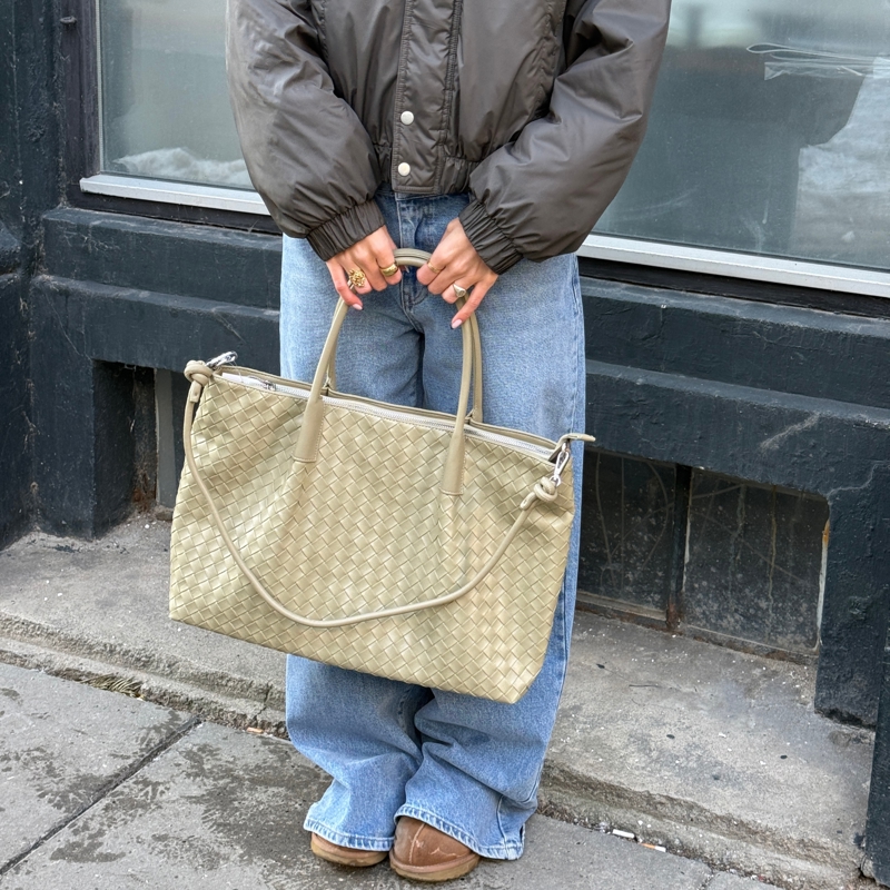 PITAYA Axelväska Bianca Medium  Khaki 5