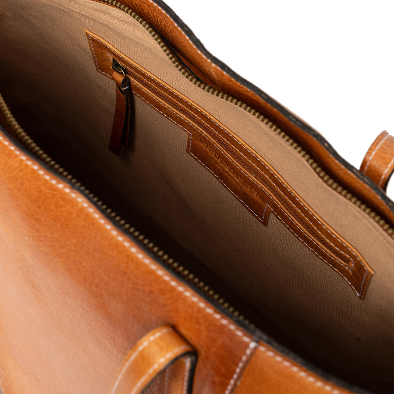 RE:DESIGNED Shopper Malou Big Cognac 5