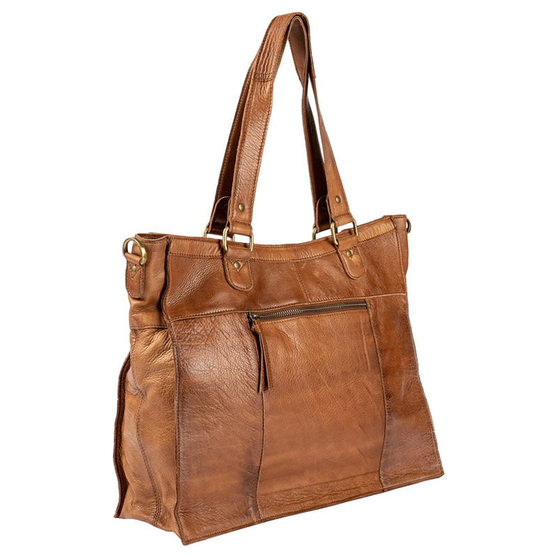 RE:DESIGNED Skuldertaske Molly Urban Brun 15" 3