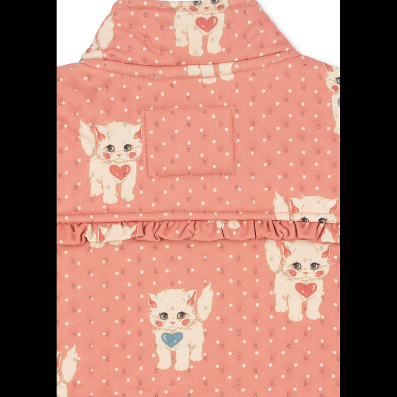 Konges Sløjd Termojacka Frill Ciao Miao Rosa 2 år, 92 cm 3