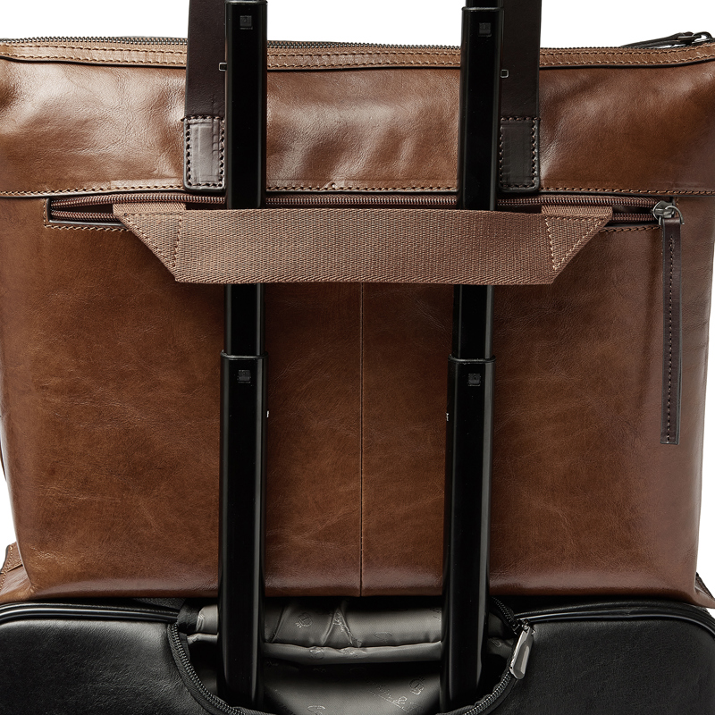 Castelijn & Beerens Skuldertaske RFID Taupe 15" 7