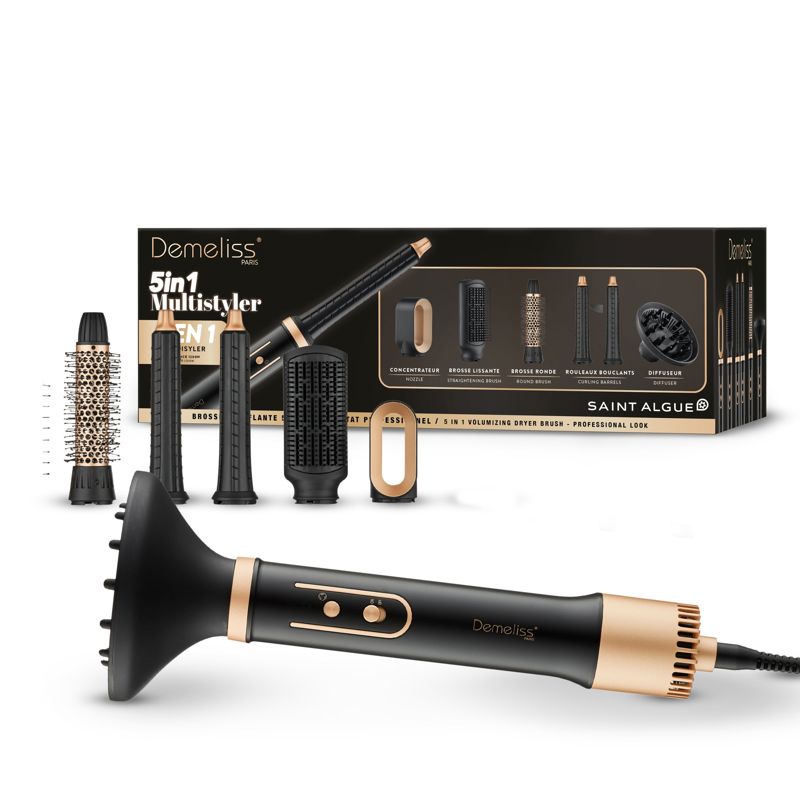 Demeliss Multistyler 5 i 1 Guld/sort 1