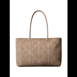 Calvin Klein Shopper tote Embossed Emblem Brun