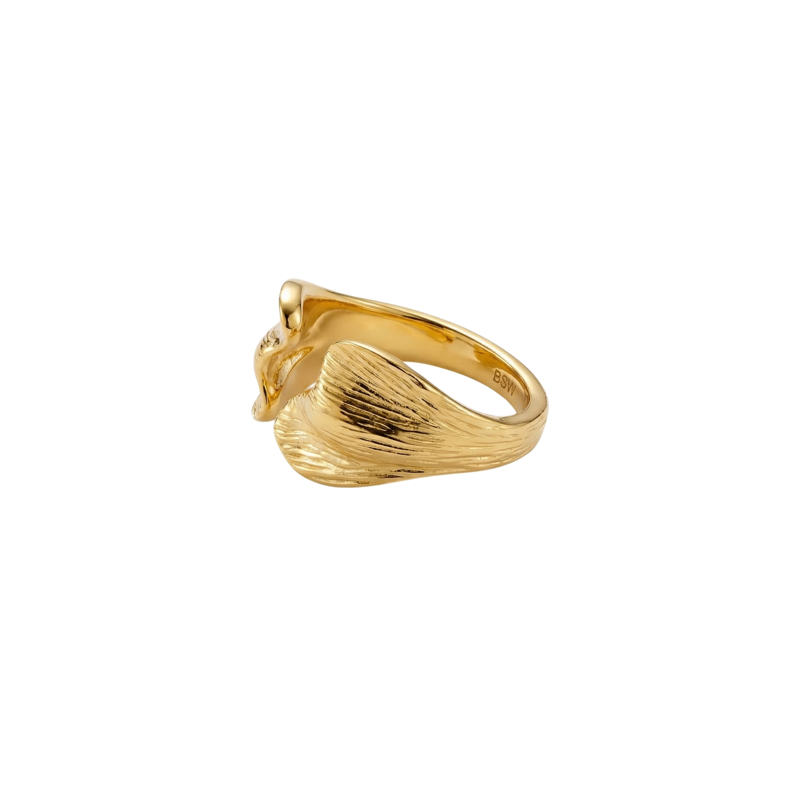Winther Studio Ring Aletas Guld 3