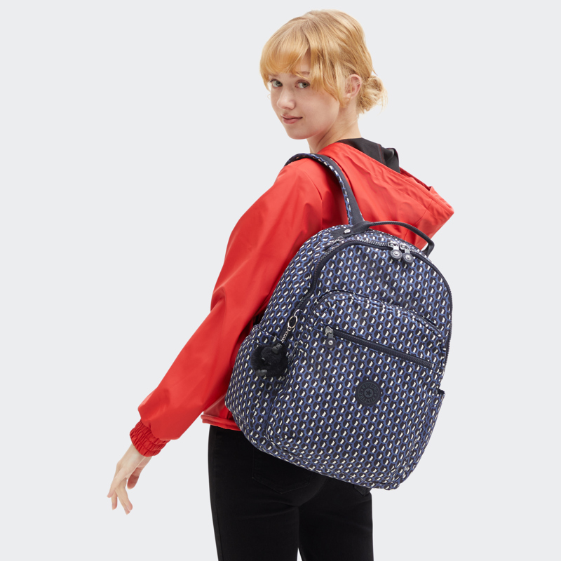 Kipling Rygsæk Seoul Blå 13" 8