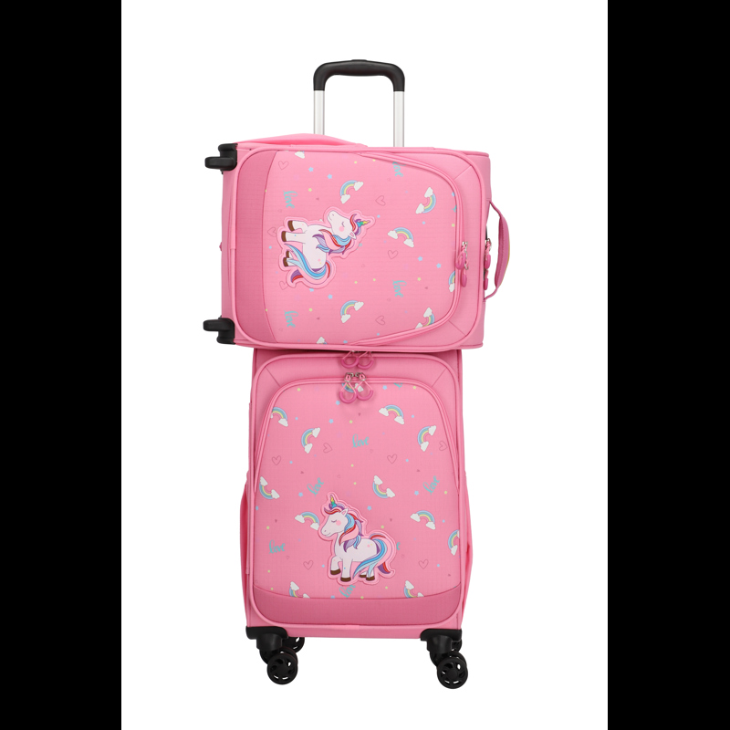 travelite Resväska Unicorn Rosa Str M 12