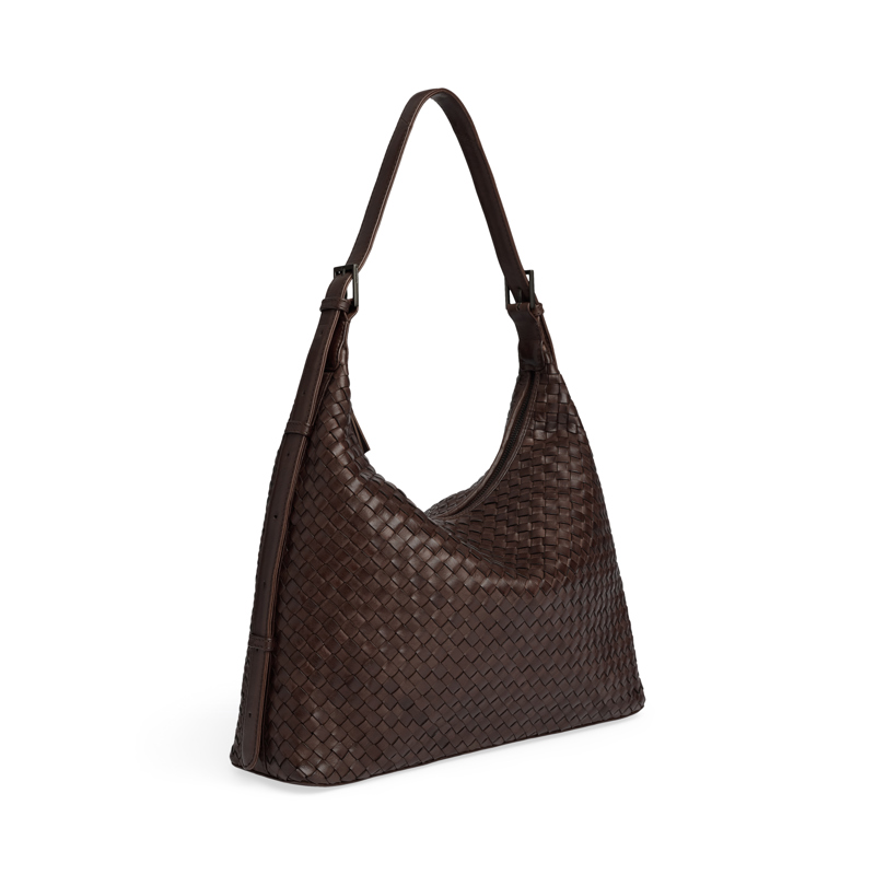 MARKBERG Skuldertaske TribecaMBG  Weave M. Brun 14" 3