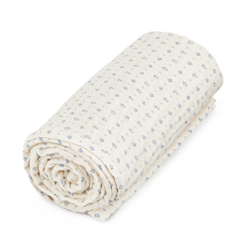 Cam Cam Copenhagen Babytæppe Caprice  Beige/blå 1