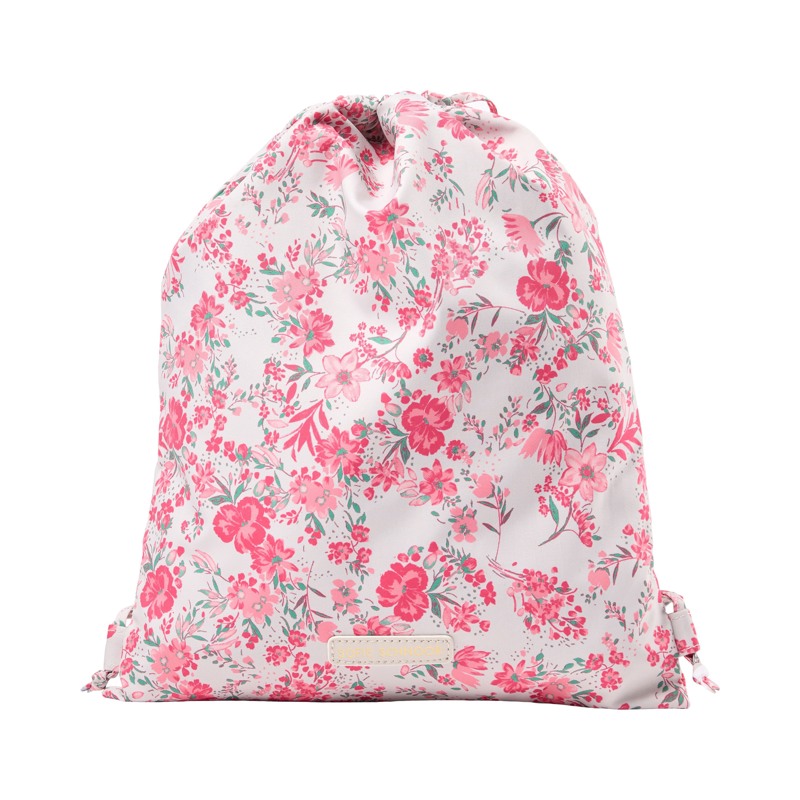 Sofie Schnoor Gymnastiktaske Celeste Pink Blomst 1