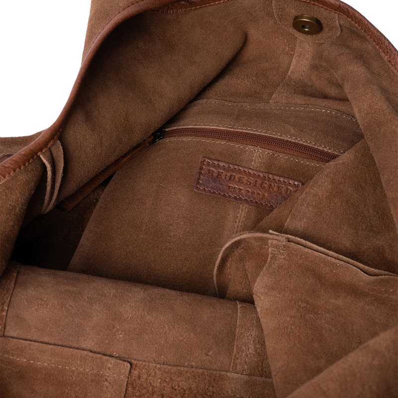RE:DESIGNED Shopper Lyra Suede Brun 6
