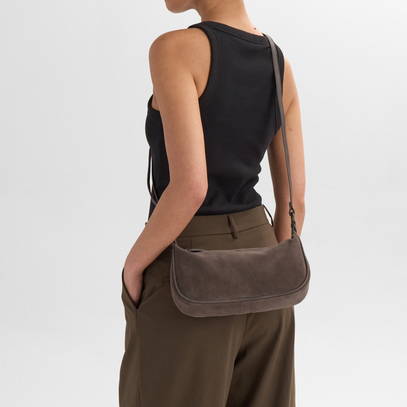 MARKBERG Crossbody Mini MuseMBG Suede Brun/brun 8
