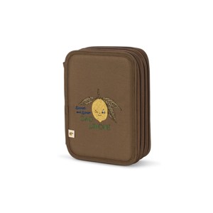 Konges Sløjd Pennfodral Clover Maxi Citron mönster