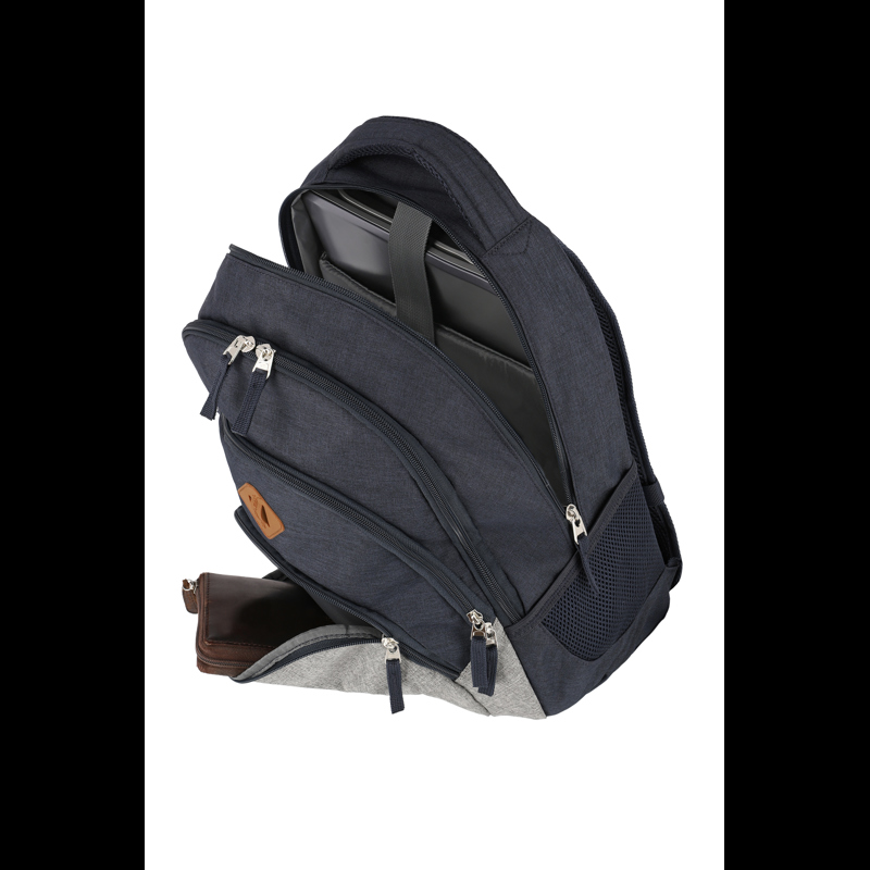 travelite Basics ryggsäck Blågrå 15" 5