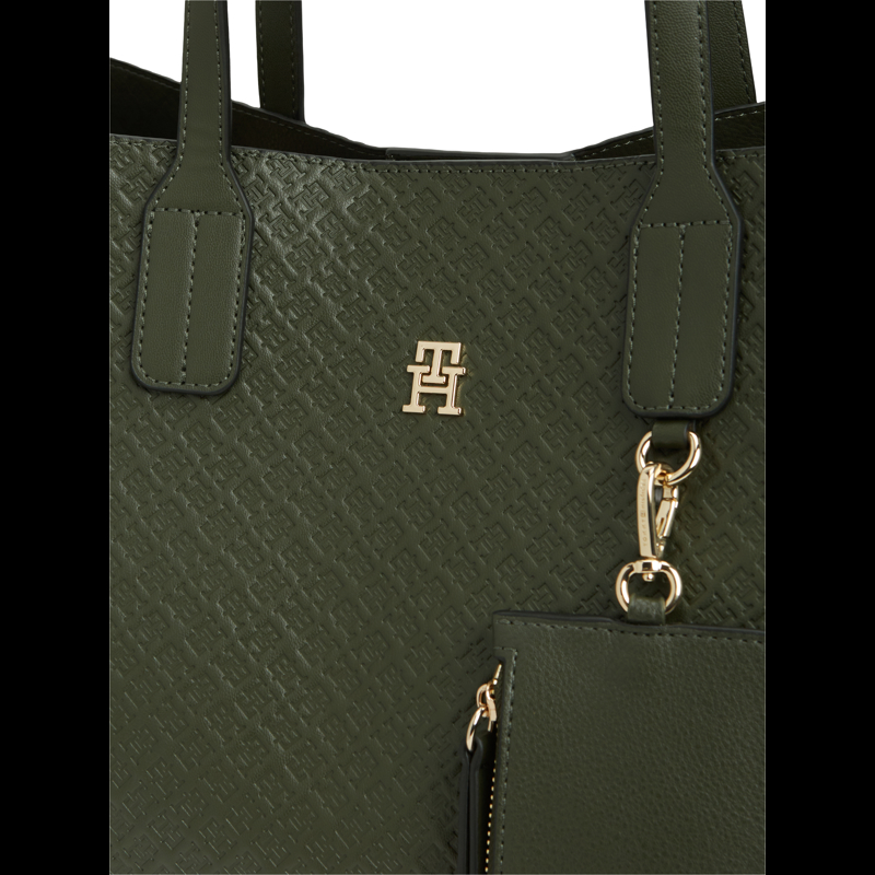 Tommy Hilfiger Håndtaske Satchel Thicon Grøn 3
