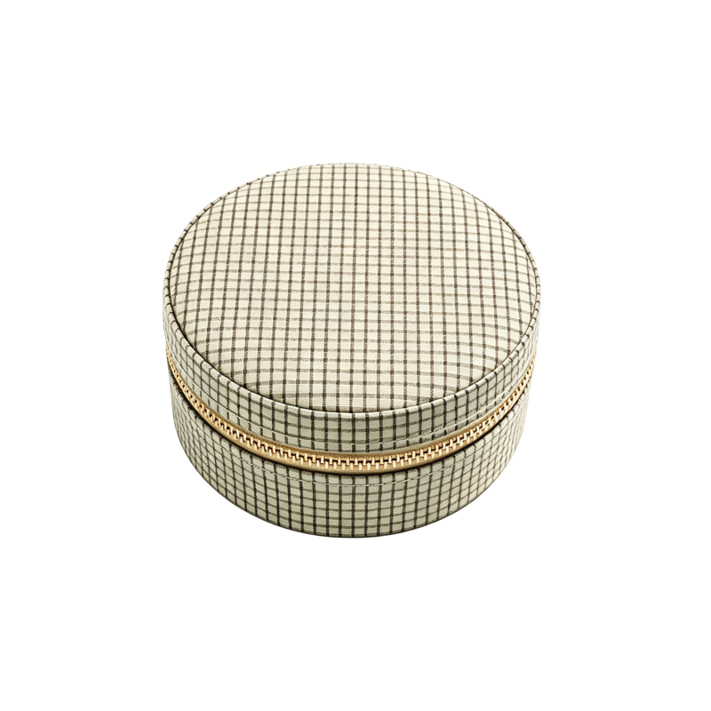 Conmé Smykkeskrin Olivia rundt Beige Tern 1