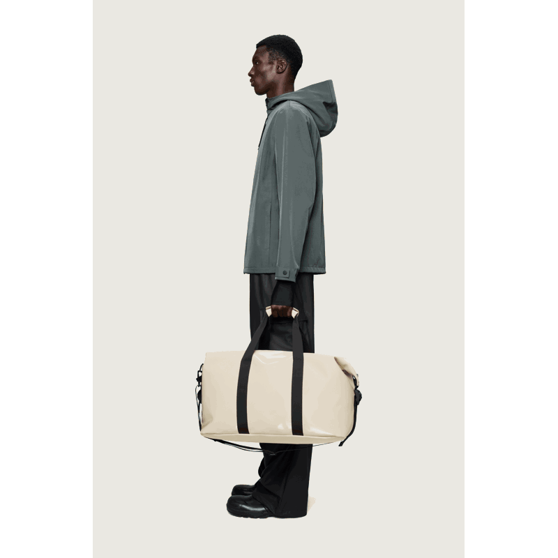 RAINS Rejsetaske Hilo Weekend Bag Sand/brun 2