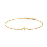 Studio Z Armband Faithful Cross Guld 1