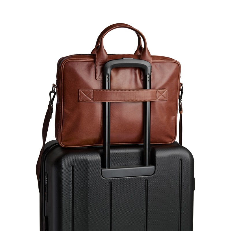 Tyler & Co Computertaske Kane Cognac 14" 3
