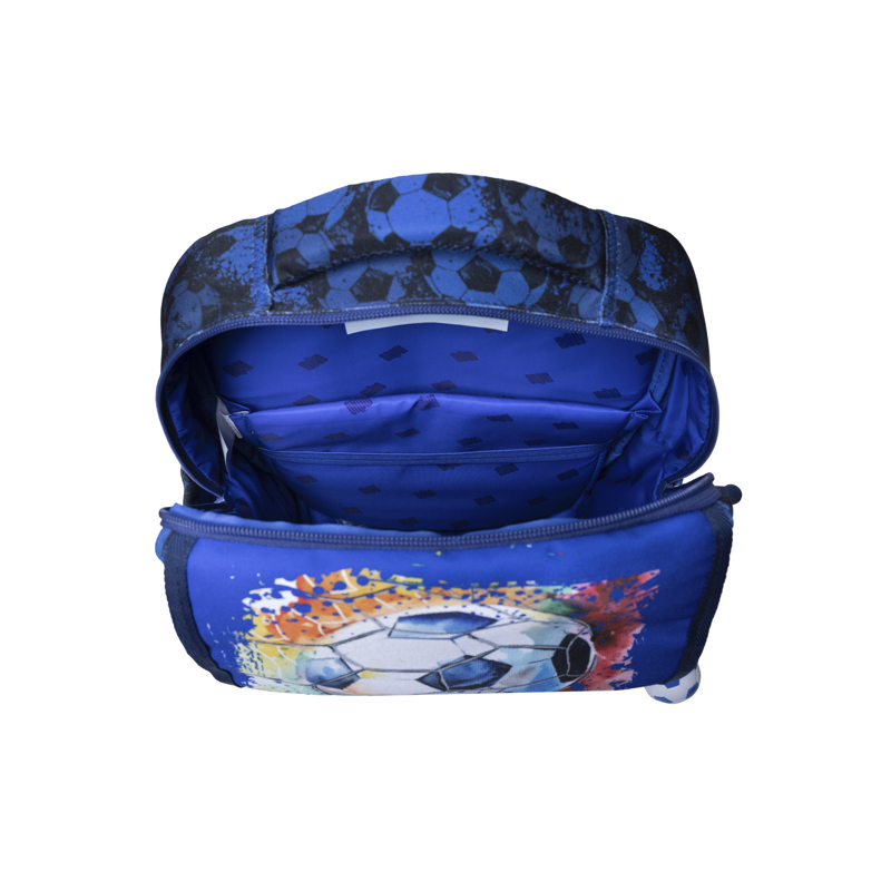 Grow Skoletaske StartPack Football Blå/orange 8