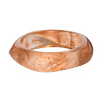 PITAYA Armbånd Sigga Chunky Horn  Brun