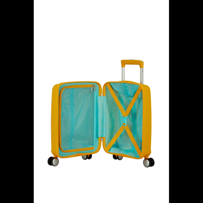 American Tourister Resväska Soundbox mini Gul Str. 47 7