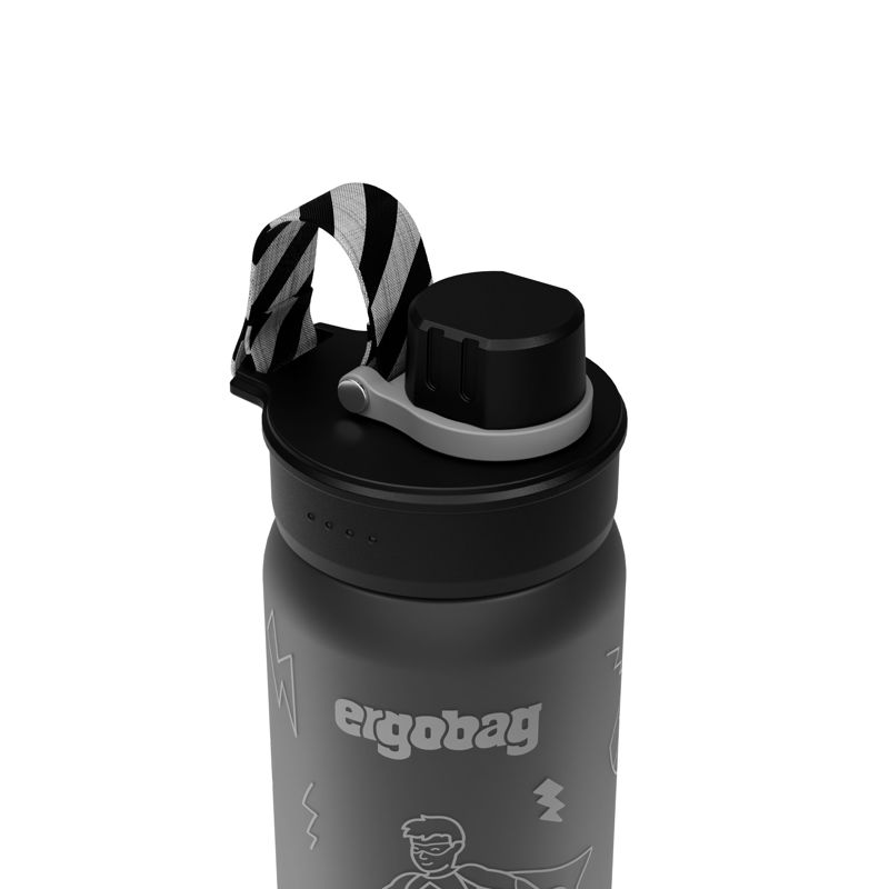 Ergobag Dricksflaska Superhero Svart 2