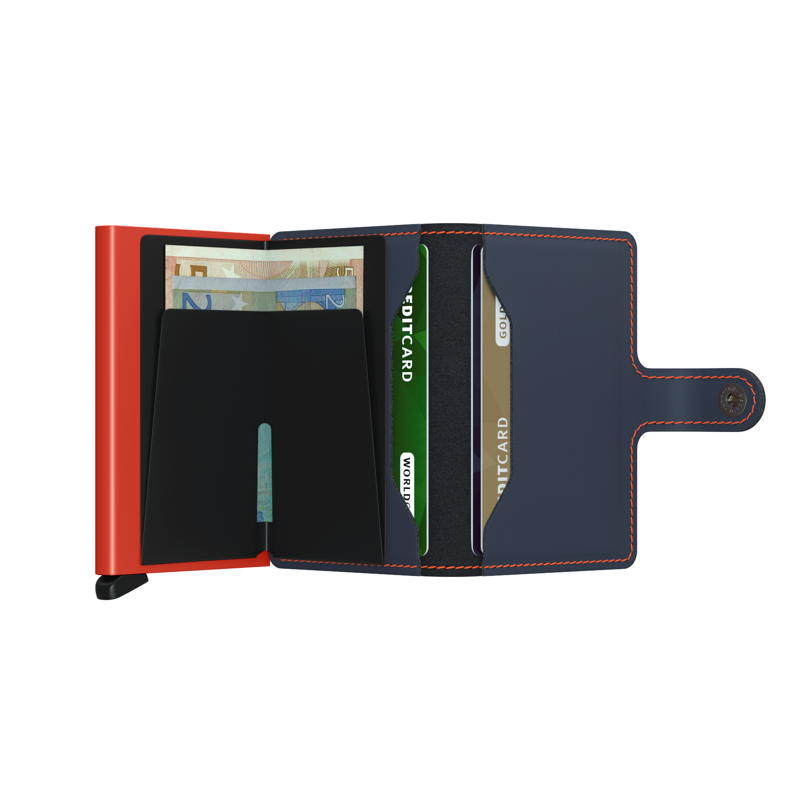 Secrid Korthållare Mini Wallet Blå/Orange 3