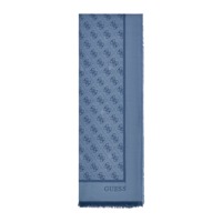 Guess Tørklæde Jacquard Blå 1