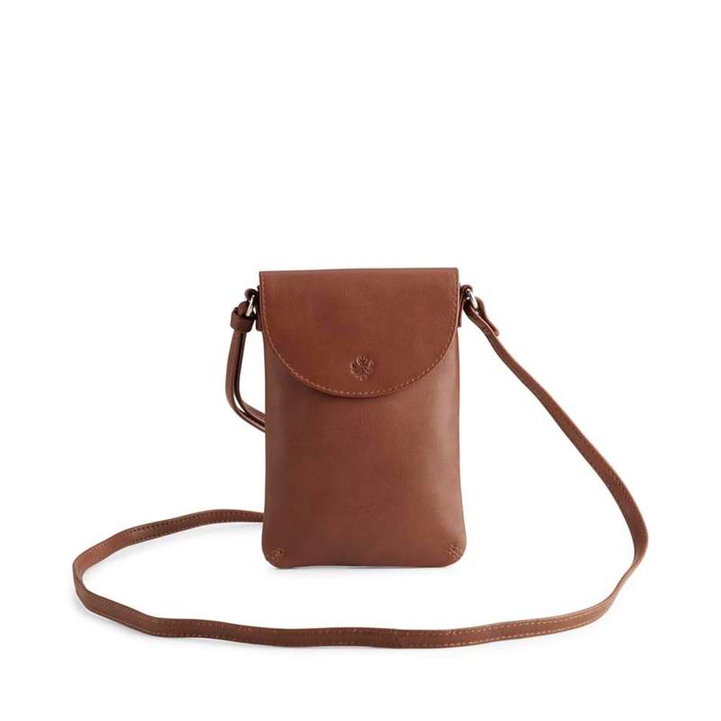 Aura Mobiltaske Glasgow Cognac 1