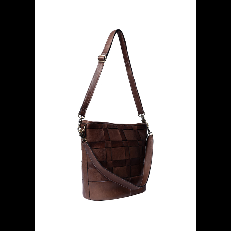 RE:DESIGNED Skuldertaske Noor Big M. Brun 5