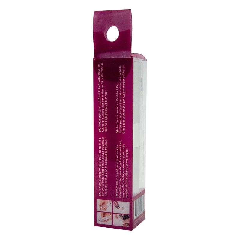 UNIQ Rejsesprayflaske parfume 8ml Sølv 4