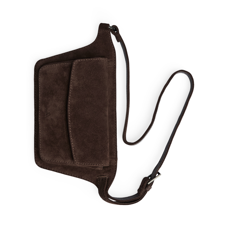 MARKBERG Midjeväska ZayaMBG Suede M. Brun 3
