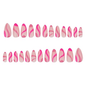UNIQ Kreativa naglar med lim Rosa alt image