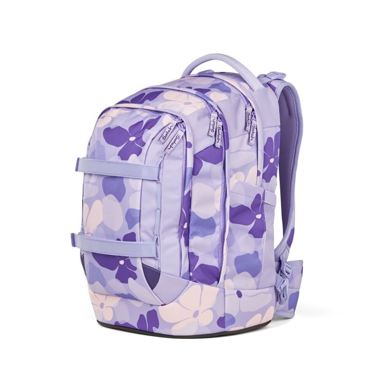 Satch Skoletaske Pack Lilac Blossom Lilla blomst 7