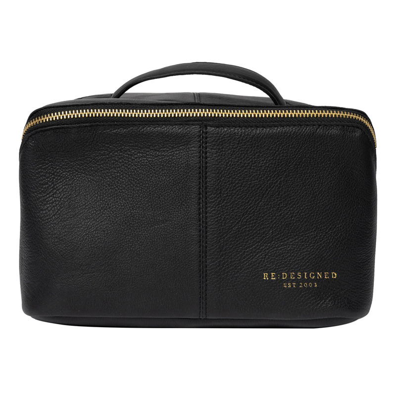 RE:DESIGNED Kosmetikväska Halima Small Svart/Guld 1