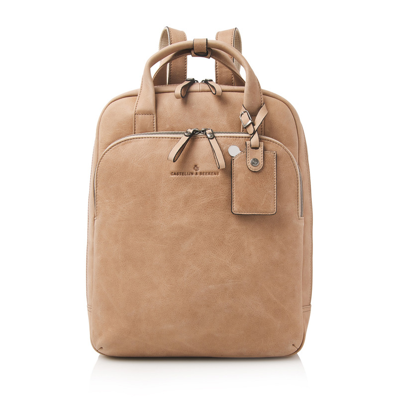 Castelijn & Beerens Rygsæk Beige 15" 1