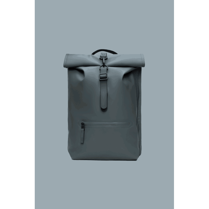 RAINS Ryggsäck Rolltop Rucksack M. Grå 1
